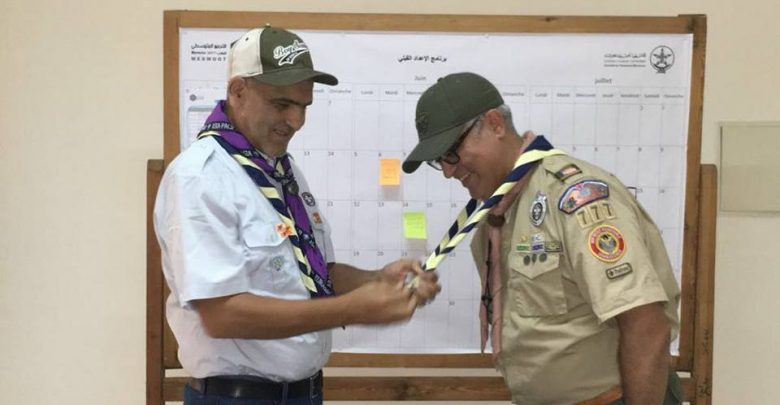 Photo of توقيع مذكرة شراكة بين الكشفية الحسنية المغربية و كشافة نيويورك (Boy Scouts of America troop 777)